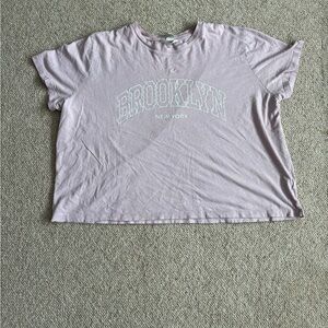 Oversized Pink Brooklyn NY tshirt